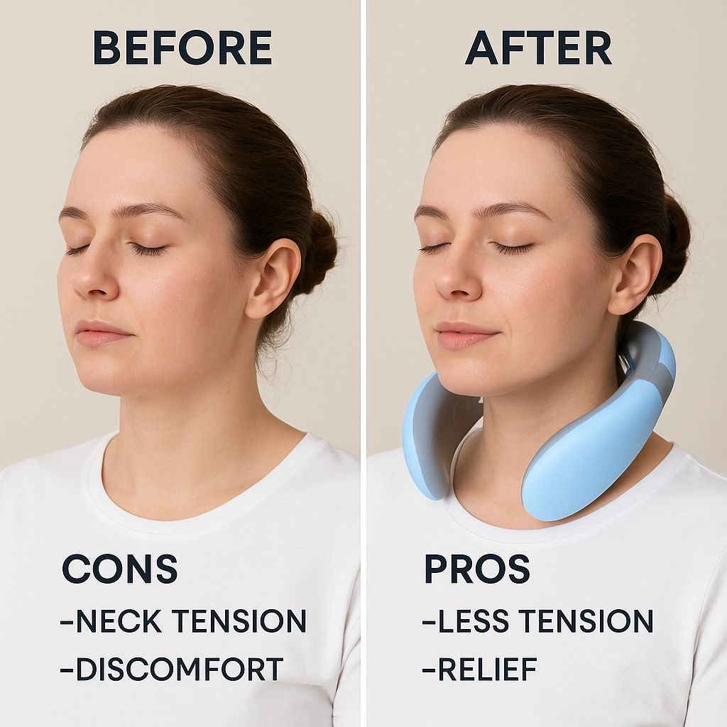 MassNeck - Intelligent cervical massager with electrical impulses to relieve neck tension SportiveArena