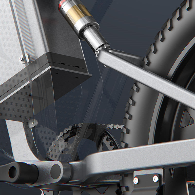 HoppyLect - Hybrid all-terrain electric bike combining power, comfort and long range