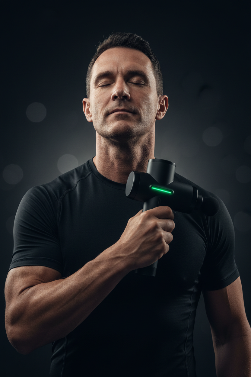 FlexiRelax, pistolet de massage inclus dans le pack entraînement et récupération