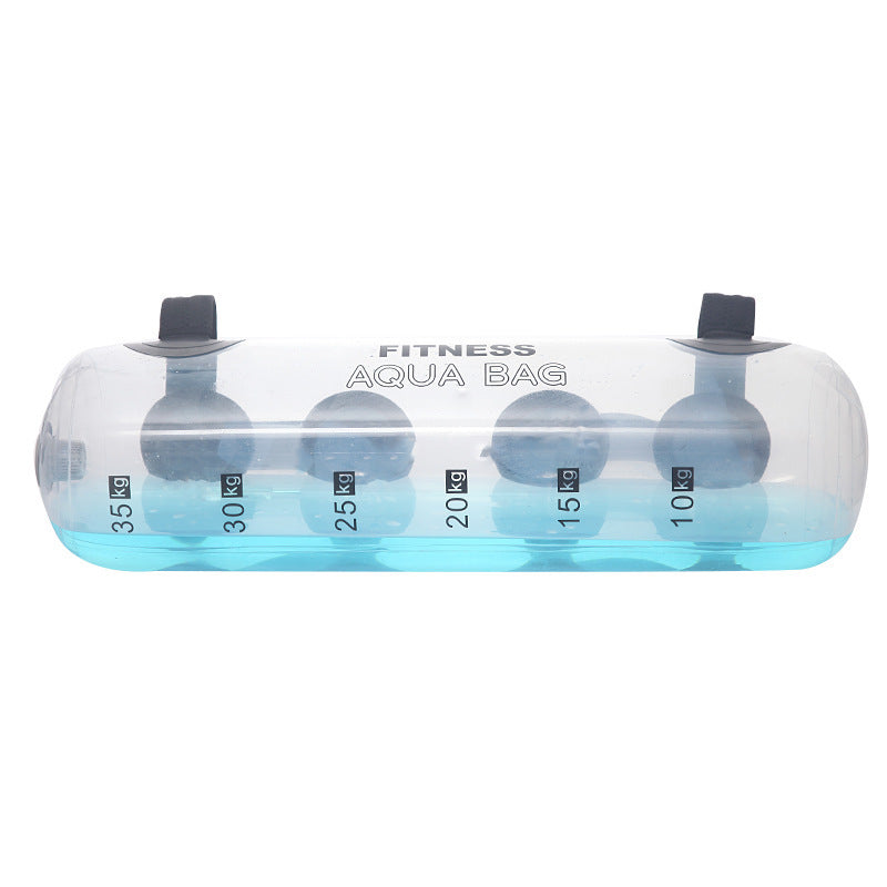 Transparent Cylindrical Weight-bearing Fitness Water Dumbbell Fitness Exercise Training Weightlifting Equipment SportiveArena
