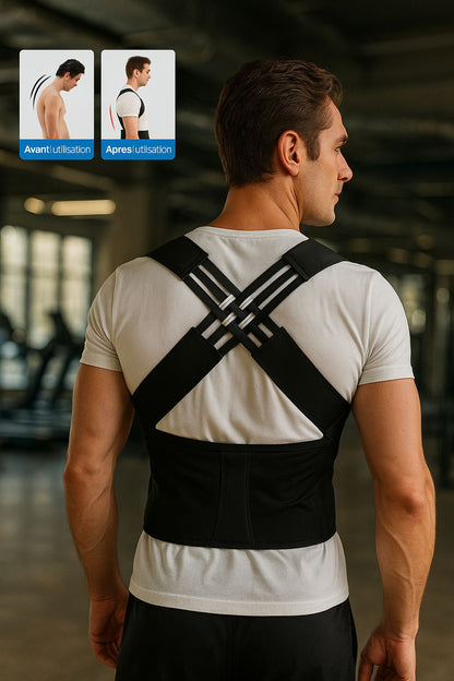 WellnessCorrector - Ergonomic posture corrector with lumbar support to improve body alignment SportiveArena