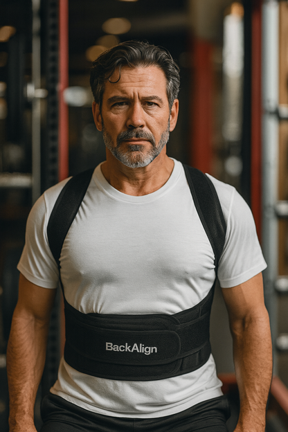 BackAlign - Ergonomic posture corrector to realign the spine and relieve back pain SportiveArena