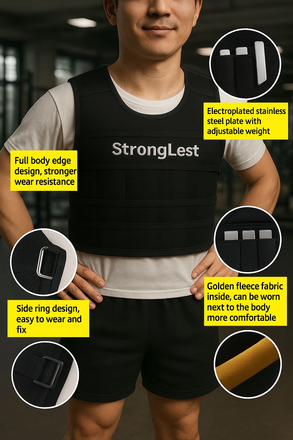 StrongLest - Weighted Sport Vest | Intensive Training & Maximum Resistance SportiveArena
