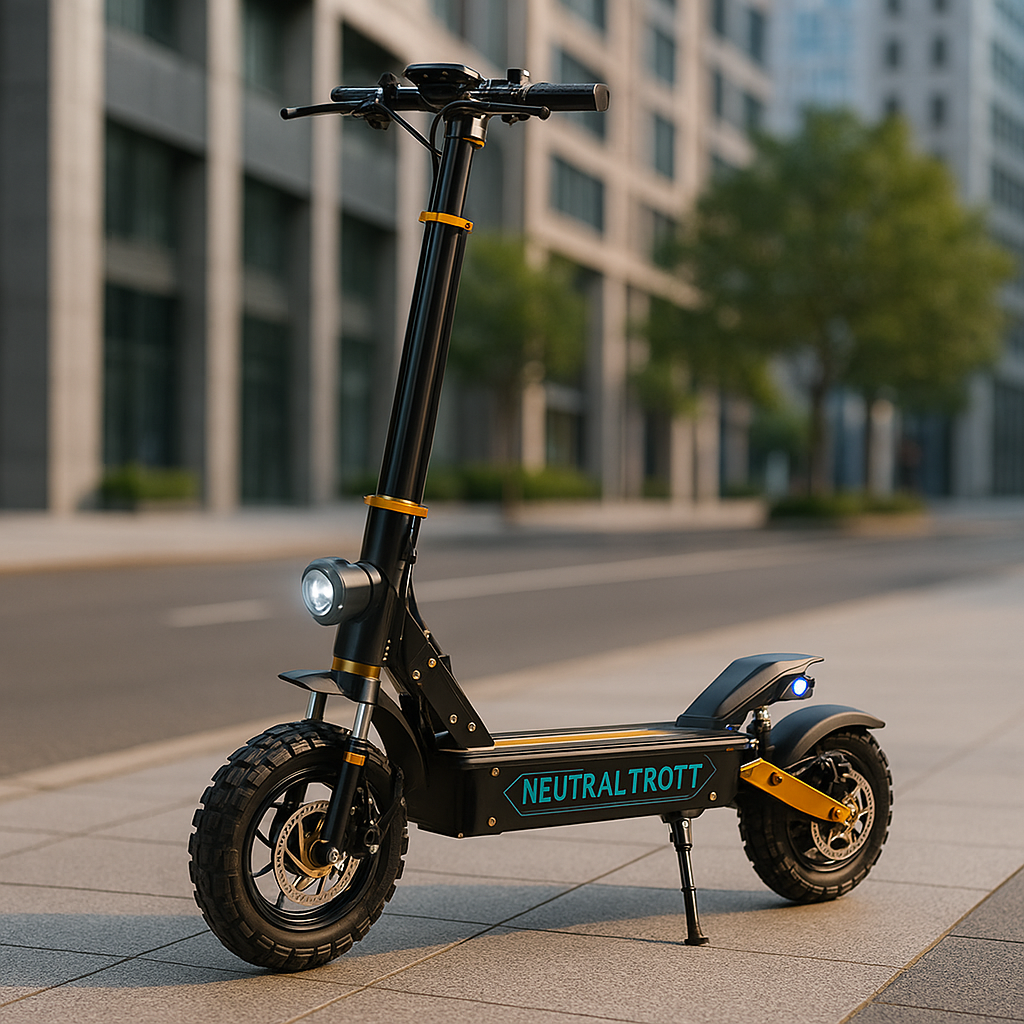 NeutralTrott - Top-of-the-range urban electric scooter with minimalist, silent design SportiveArena