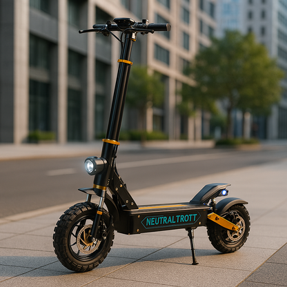 NeutralTrott - Top-of-the-range urban electric scooter with minimalist, silent design SportiveArena