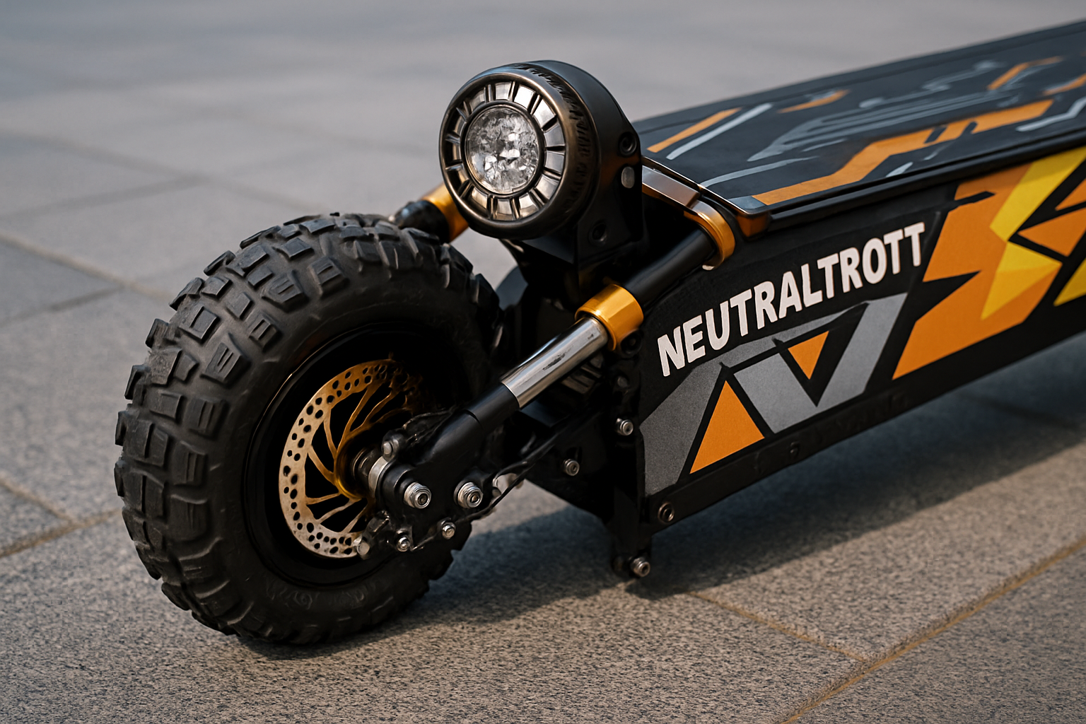 NeutralTrott - Top-of-the-range urban electric scooter with minimalist, silent design SportiveArena