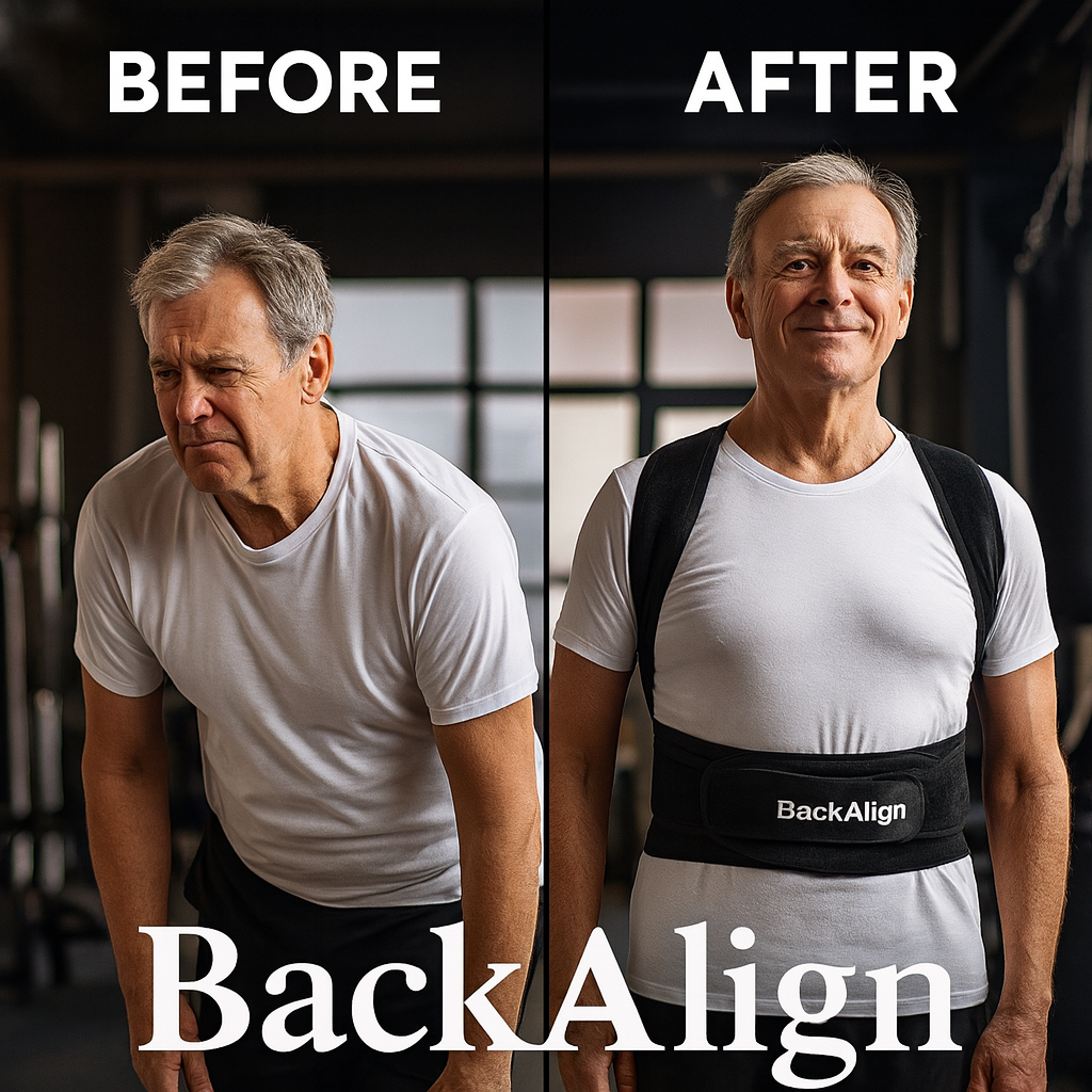BackAlign - Ergonomic posture corrector to realign the spine and relieve back pain SportiveArena