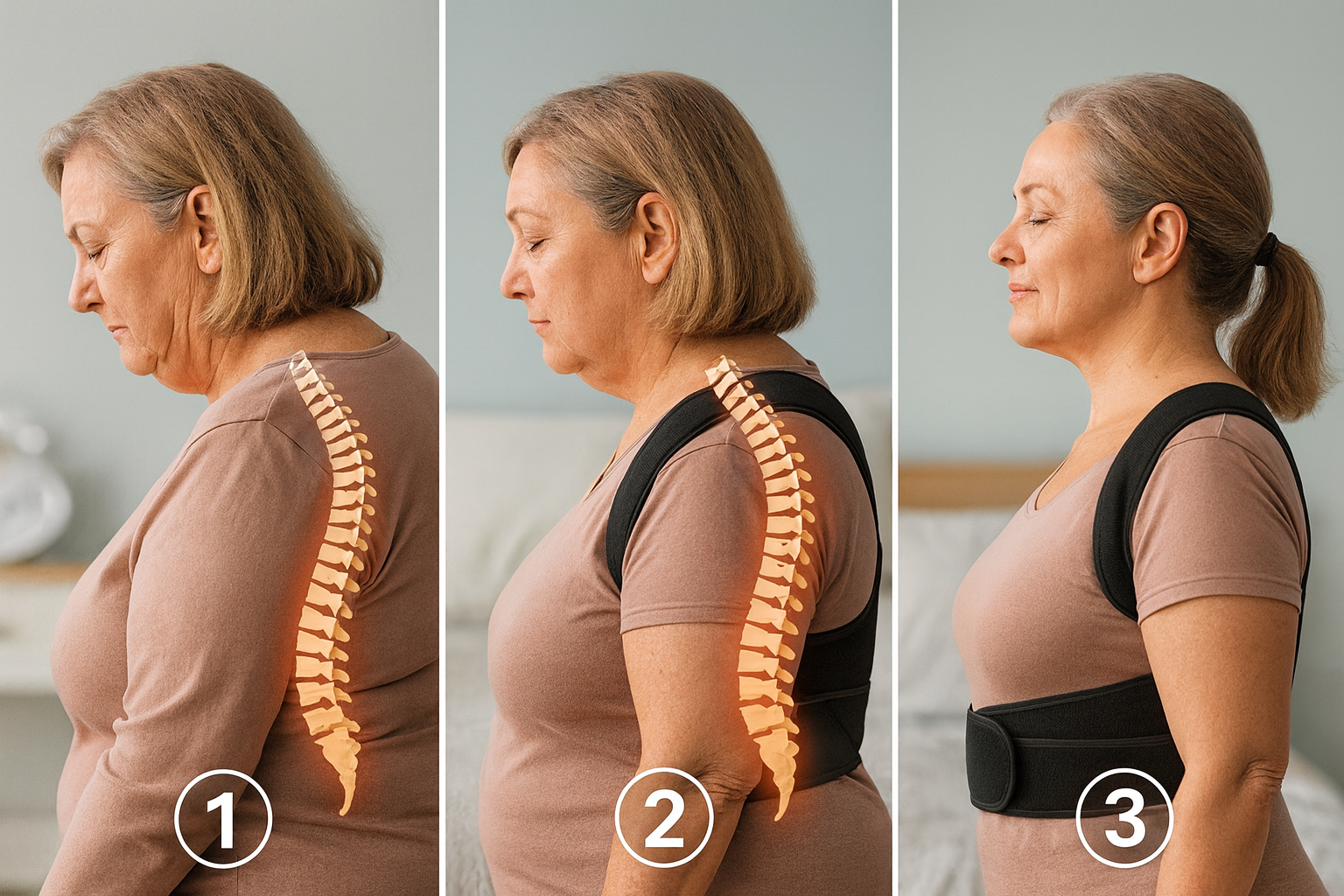 BackAlign - Ergonomic posture corrector to realign the spine and relieve back pain SportiveArena