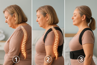 BackAlign - Ergonomic posture corrector to realign the spine and relieve back pain SportiveArena