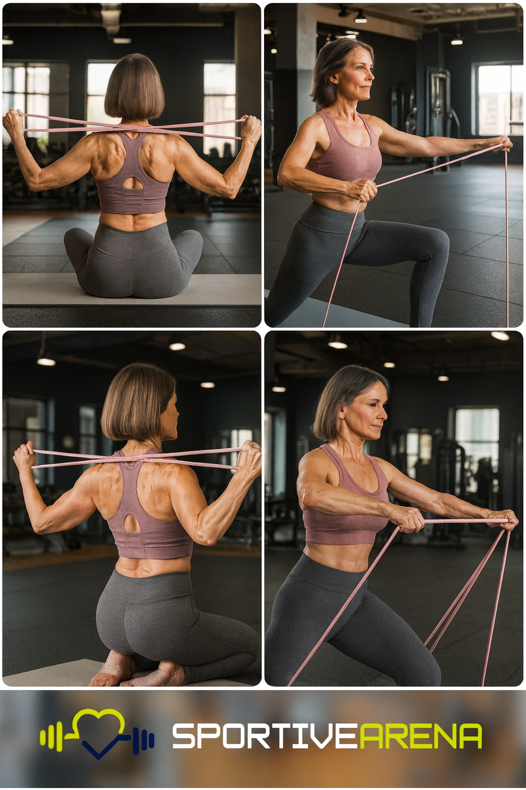 DoubleLoop Fitness - Double-loop resistance elastic for a targeted, effective full-body workout SportiveArena