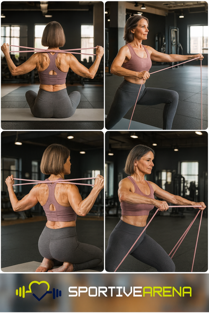 DoubleLoop Fitness - Double-loop resistance elastic for a targeted, effective full-body workout SportiveArena
