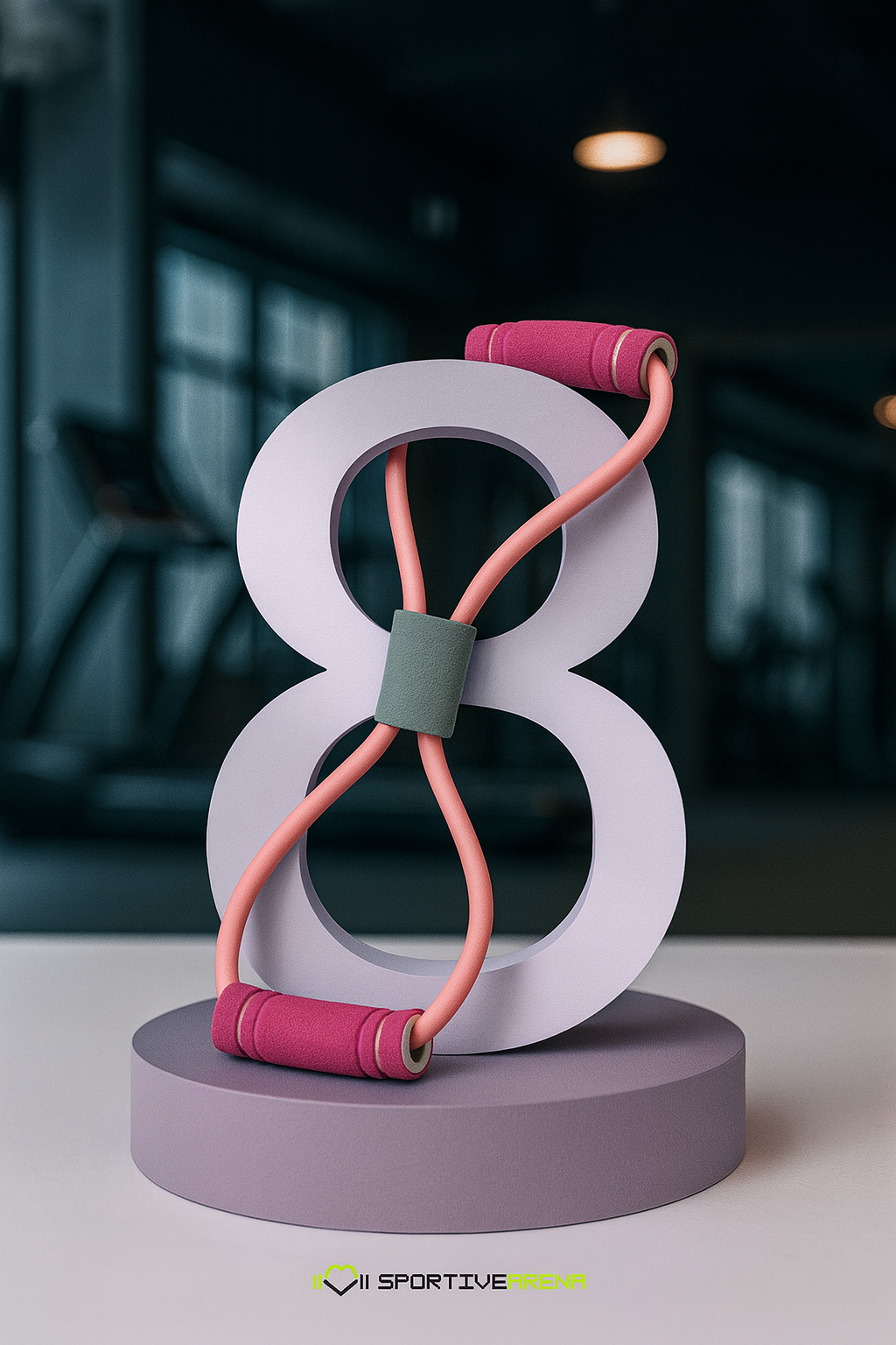 DoubleLoop Fitness - Double-loop resistance elastic for a targeted, effective full-body workout SportiveArena