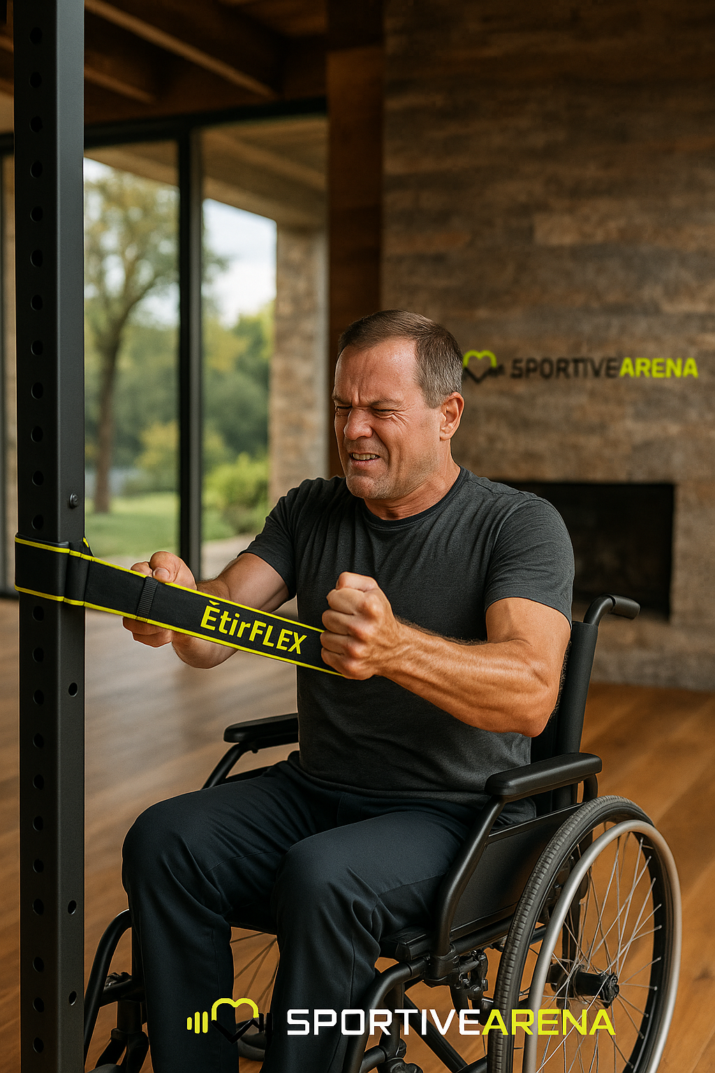 ÉtirFlex - Flexible stretching accessory for effective stretching and relief of muscle tension SportiveArena