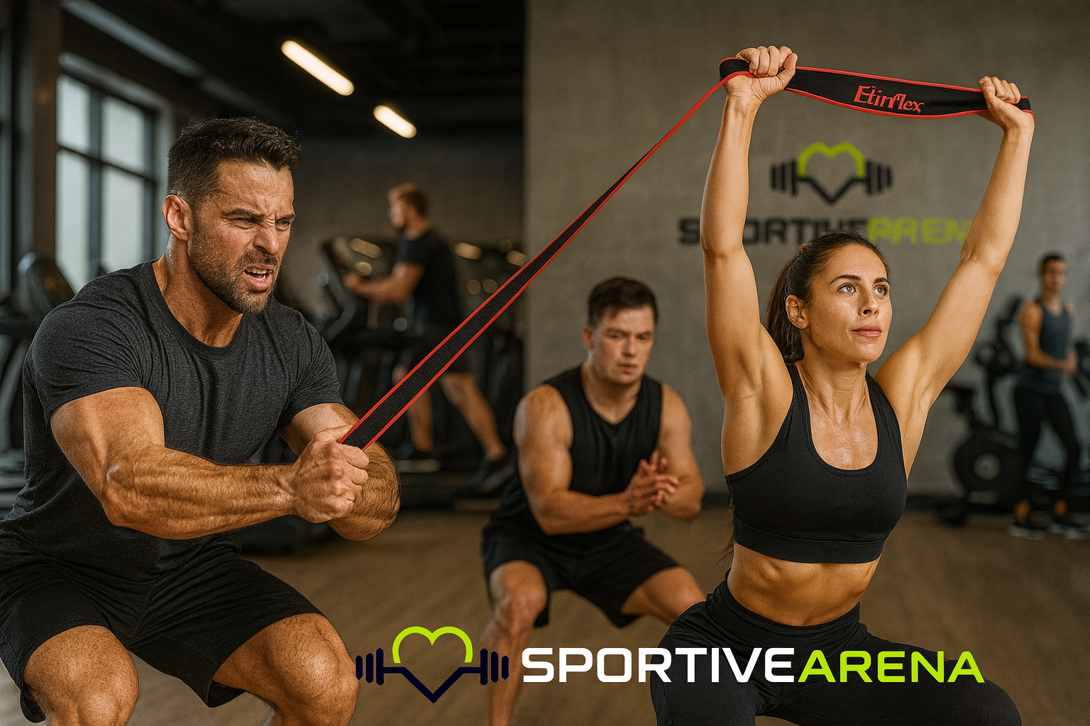 ÉtirFlex - Flexible stretching accessory for effective stretching and relief of muscle tension SportiveArena