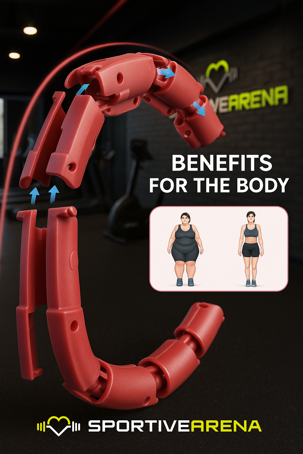 FlexHoop - Dynamic training hoop to tone the body and improve balance SportiveArena