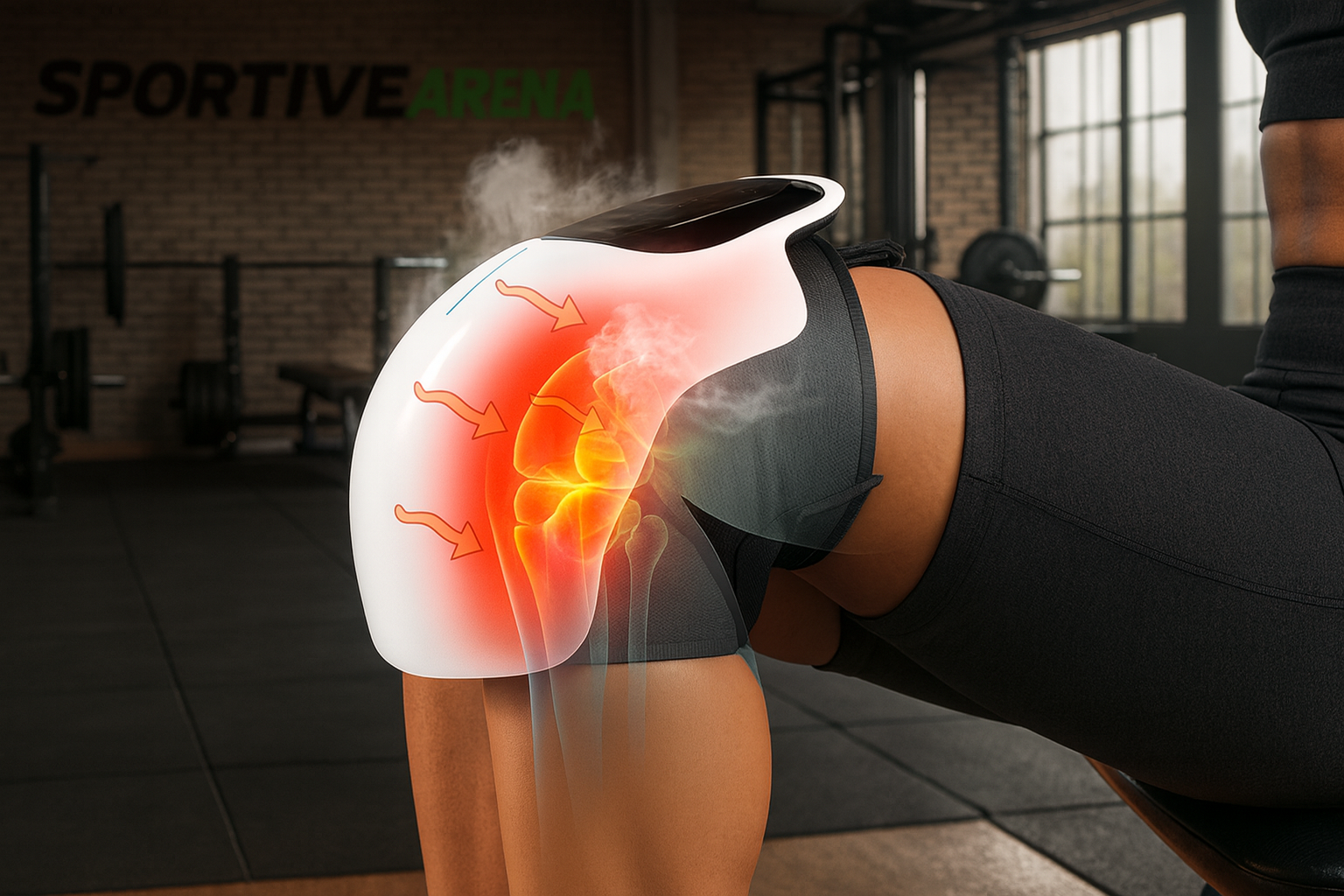 Joint EASE Pro™️ - Knee massager with heat and vibration to relieve joint pain and improve mobility SportiveArena