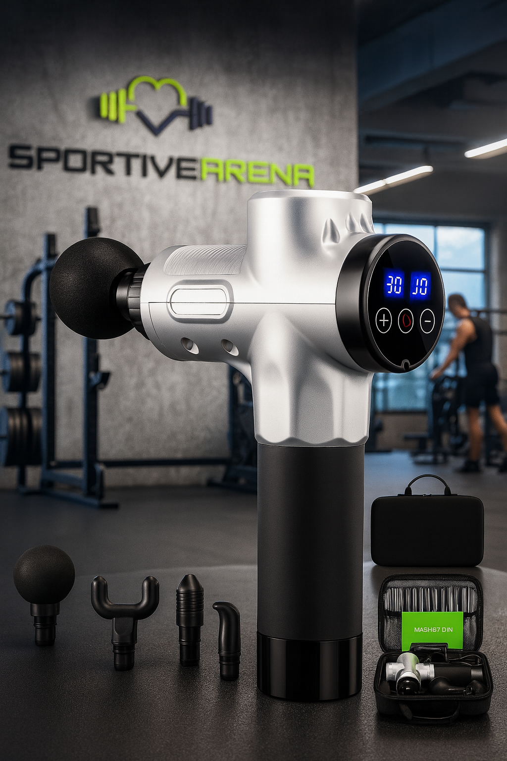 FlexiRelax - Powerful massage gun for muscle recovery, deep relaxation and sports performance SportiveArena