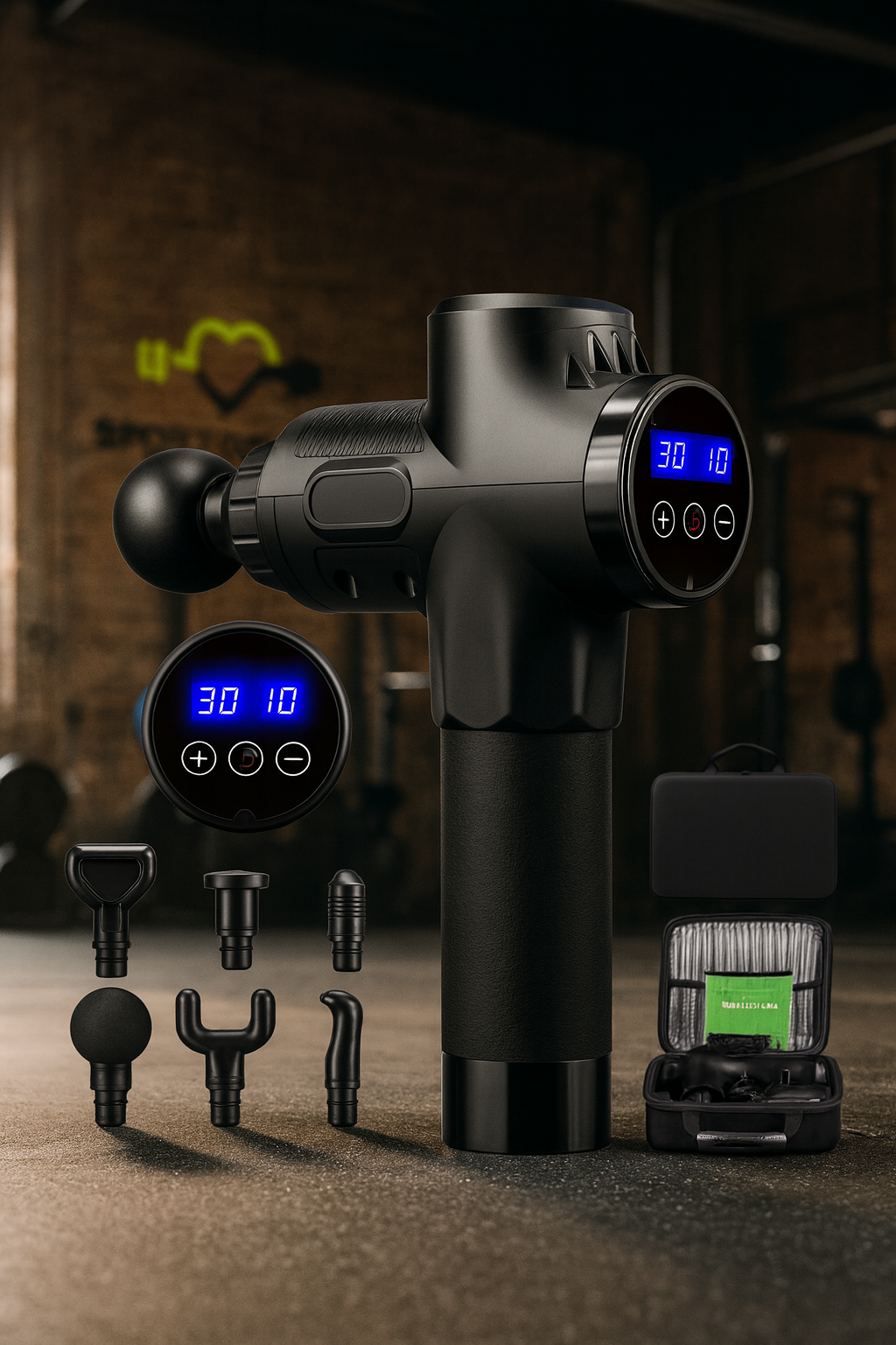 FlexiRelax - Powerful massage gun for muscle recovery, deep relaxation and sports performance SportiveArena