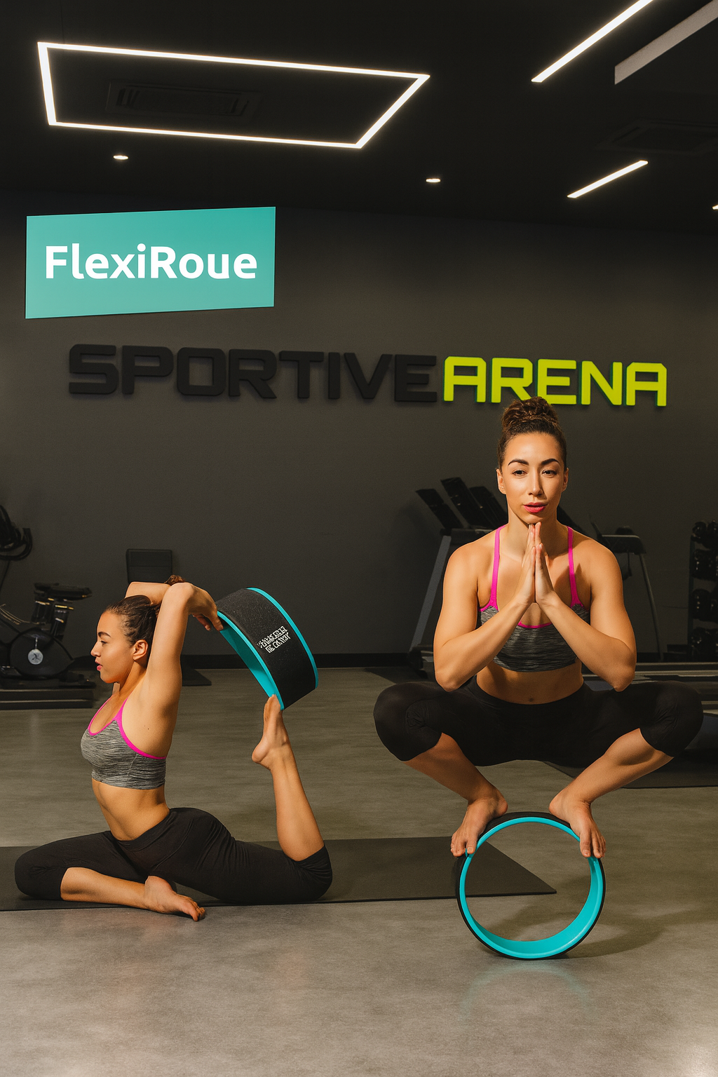 FlexiRoue - Flexible rehabilitation wheel to strengthen core muscles and improve mobility SportiveArena