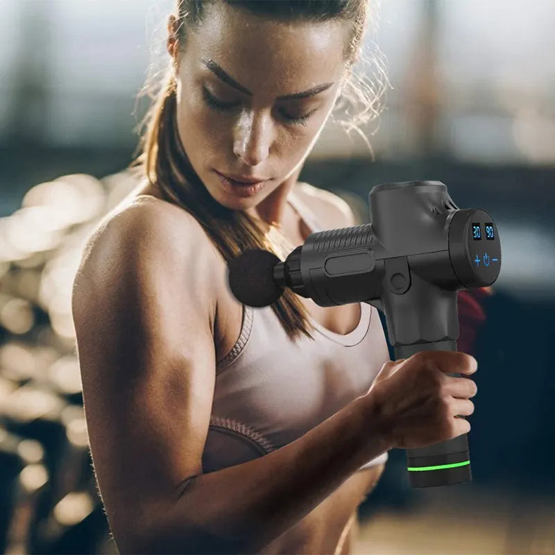 FlexiRelax - Powerful massage gun for muscle recovery, deep relaxation and sports performance