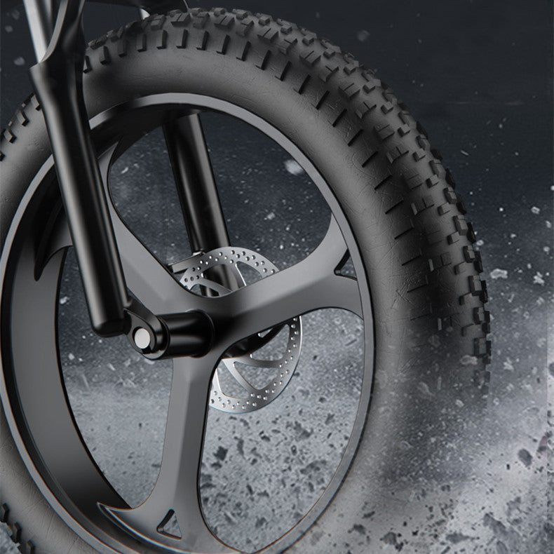 HoppyLect - Hybrid all-terrain electric bike combining power, comfort and long range