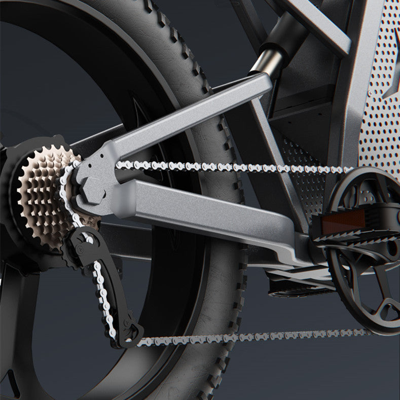 HoppyLect - Hybrid all-terrain electric bike combining power, comfort and long range