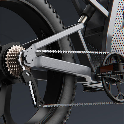 HoppyLect - Hybrid all-terrain electric bike combining power, comfort and long range