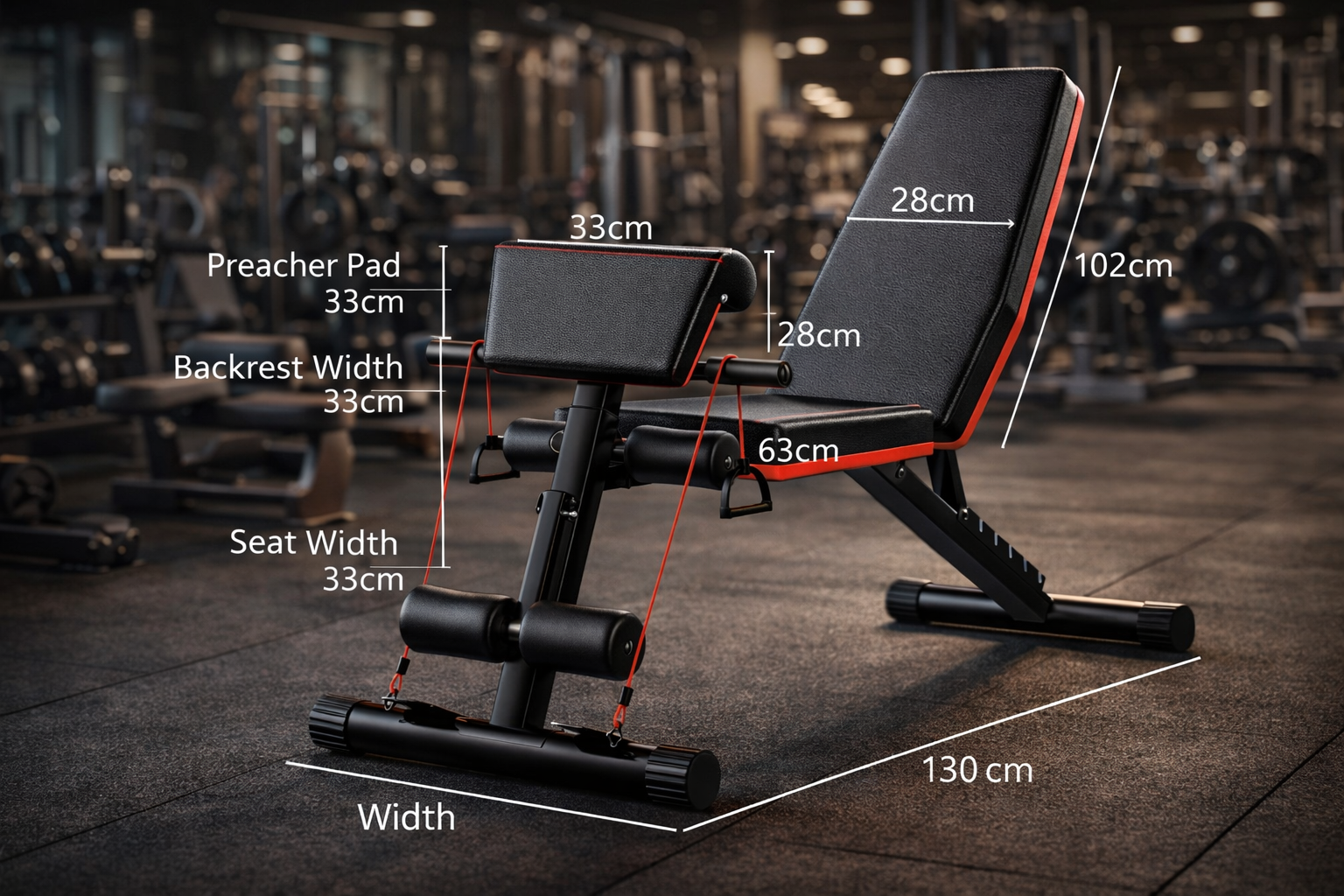 Home Multi-function Incline Board Fitness Bench Sportivearena