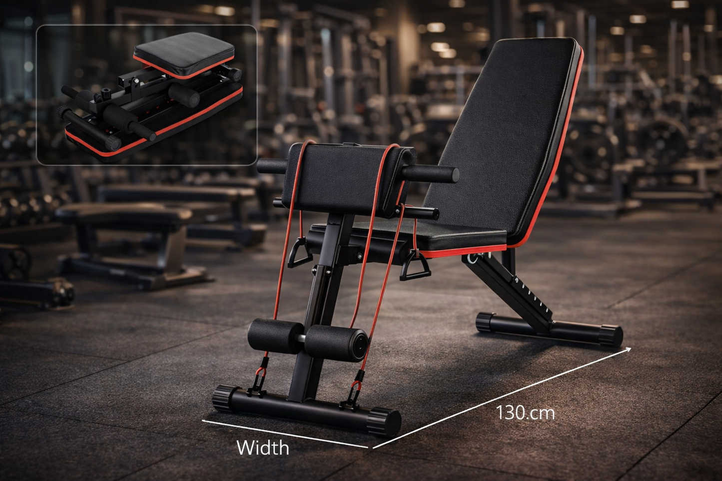 Home Multi-function Incline Board Fitness Bench Sportivearena