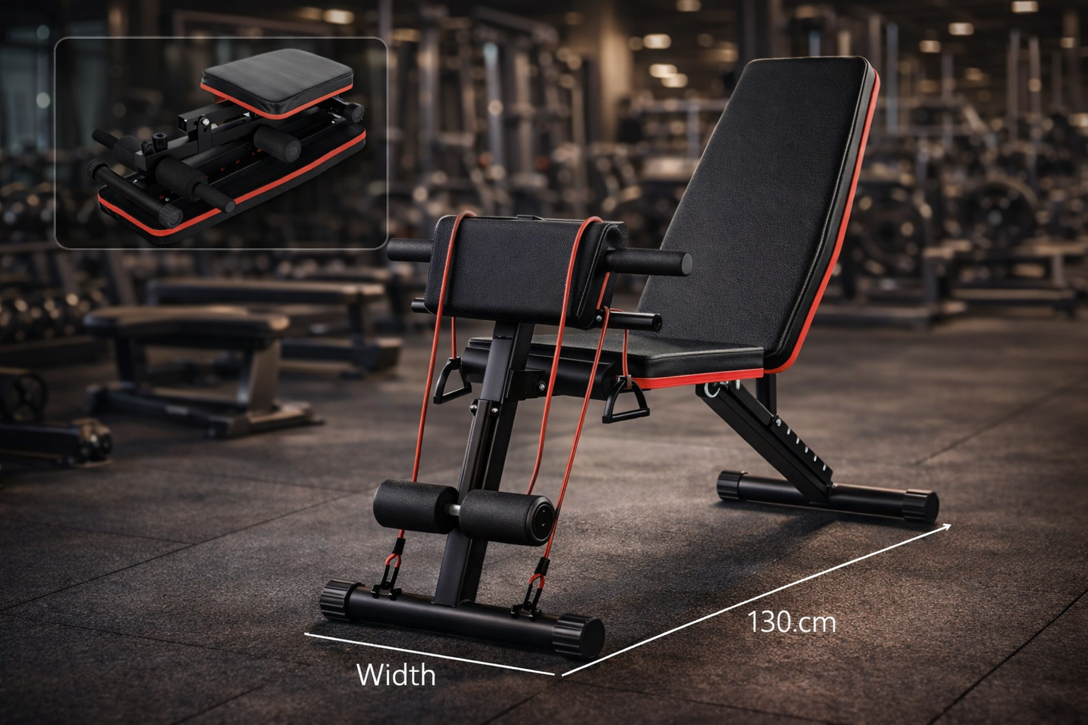 Home Multi-function Incline Board Fitness Bench Sportivearena