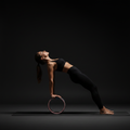 Roue de yoga pour ouverture du dos et gainage | FlexiWheel