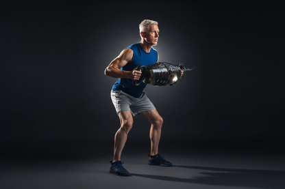 AquaStorm – Haltère à eau graduée, poignée kettlebell 8 kg (vendue à l'unité) Sportivearena