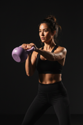 Kettlebell silencieuse 4 à 6 kg, base plate | NovaBell