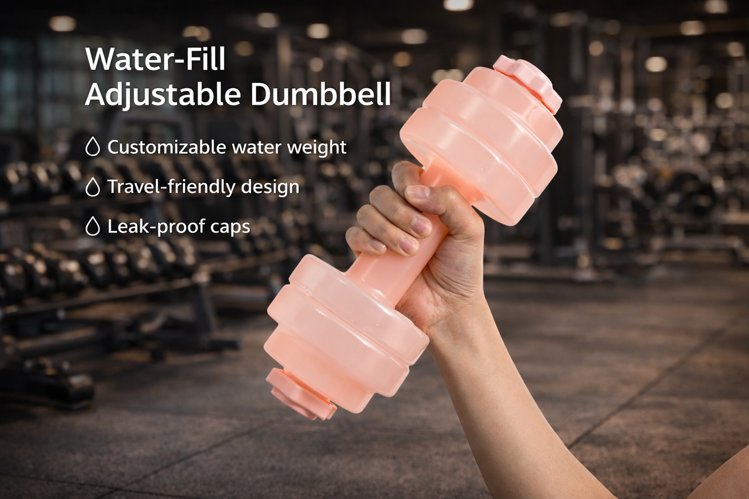 Fitness Water Dumbbell Home Fitness Water Injection Sportivearena