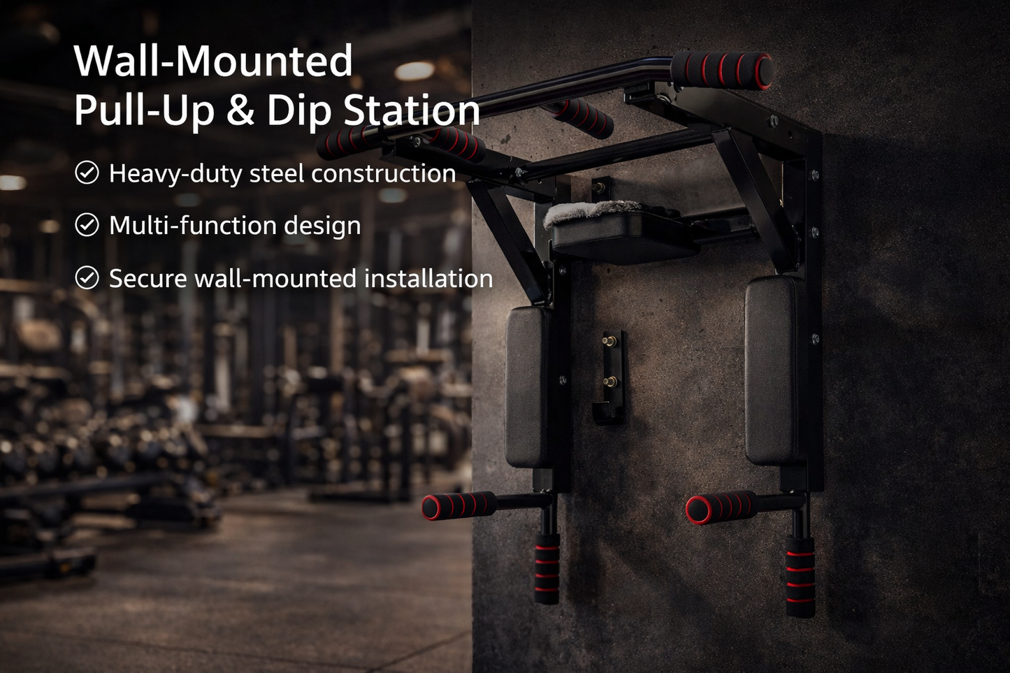 Home Indoor Pull-Up Wall Bar Fitness Equipment Sportivearena