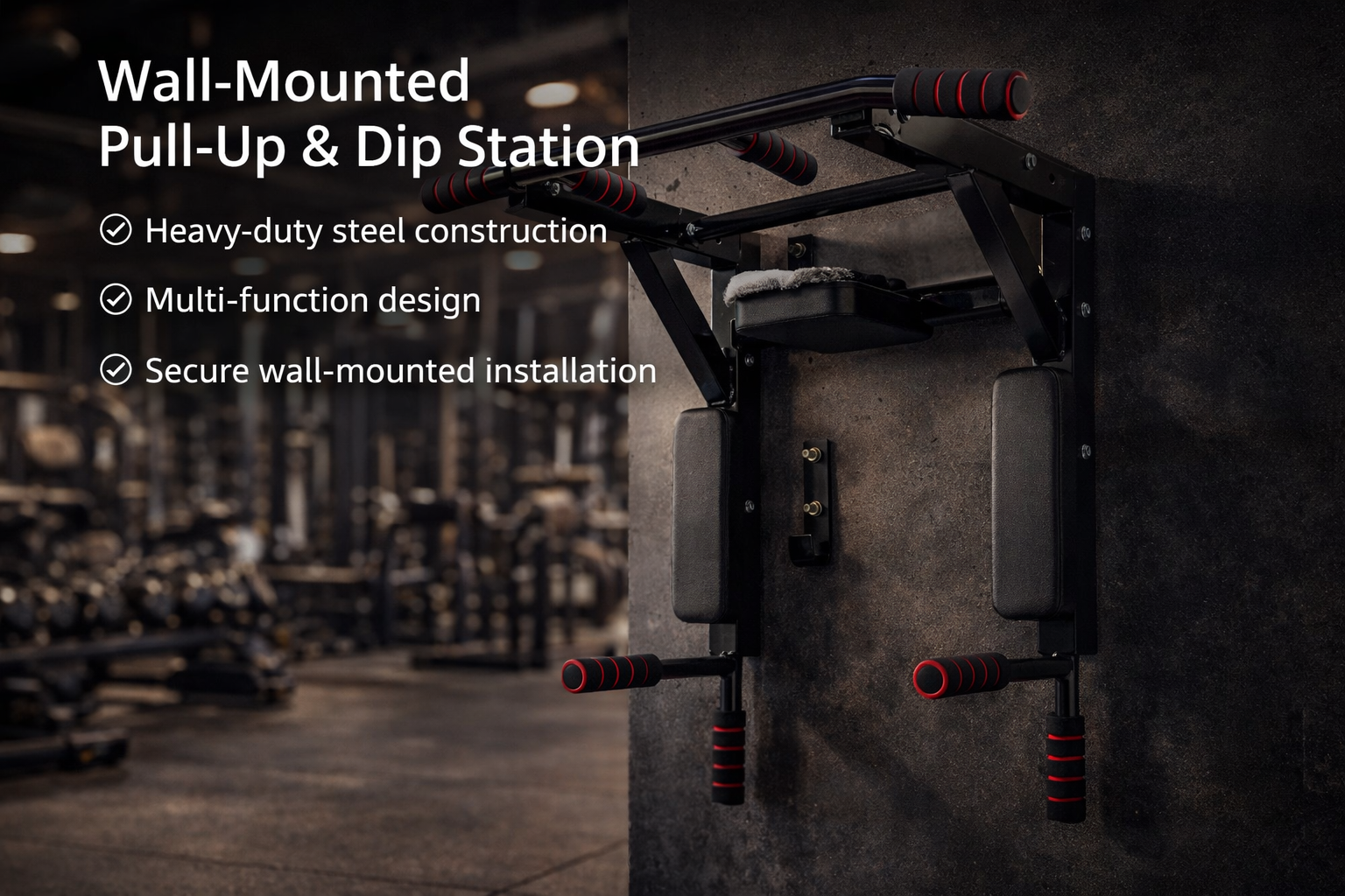 Home Indoor Pull-Up Wall Bar Fitness Equipment Sportivearena